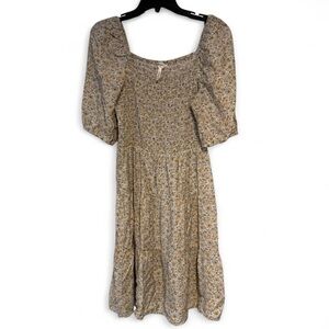 Object Smocked Floral Mini Dress | Puff Sleeve Cottagecore